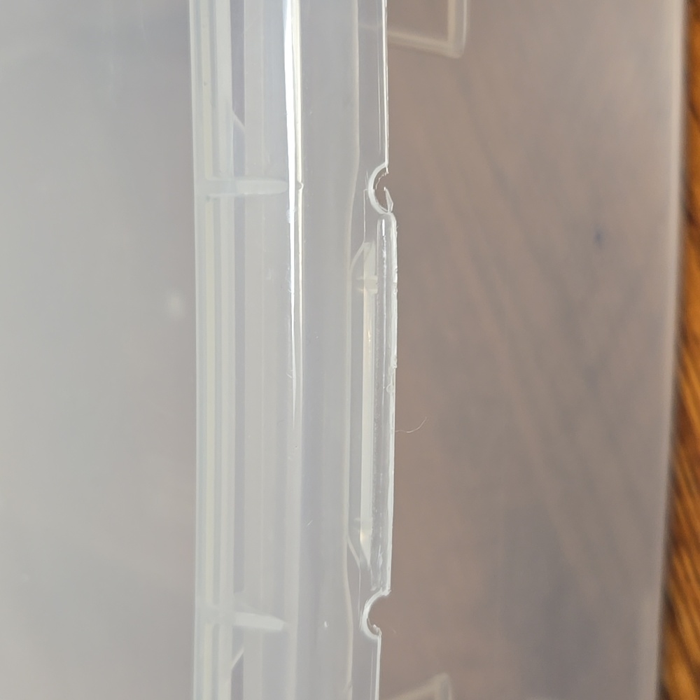 THE CONTAINER STORE Clear Plastic Storage Boxes - 2 - Picture 5 of 8
